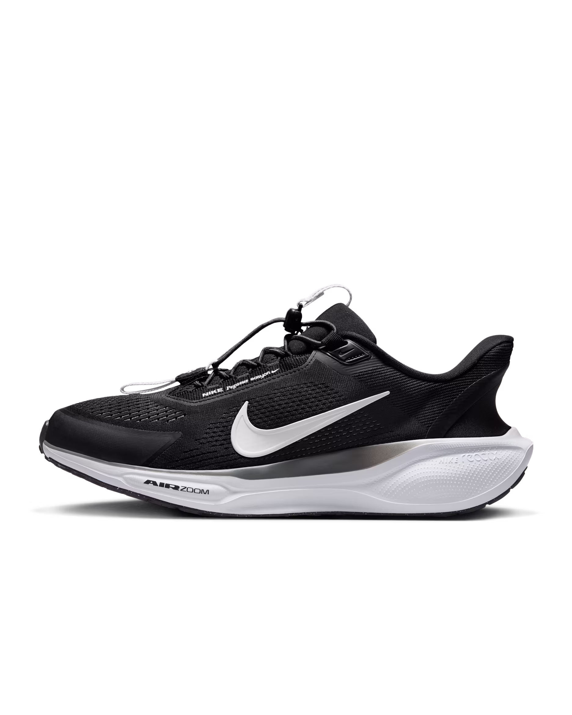 Pair of running shoes on a neon surface